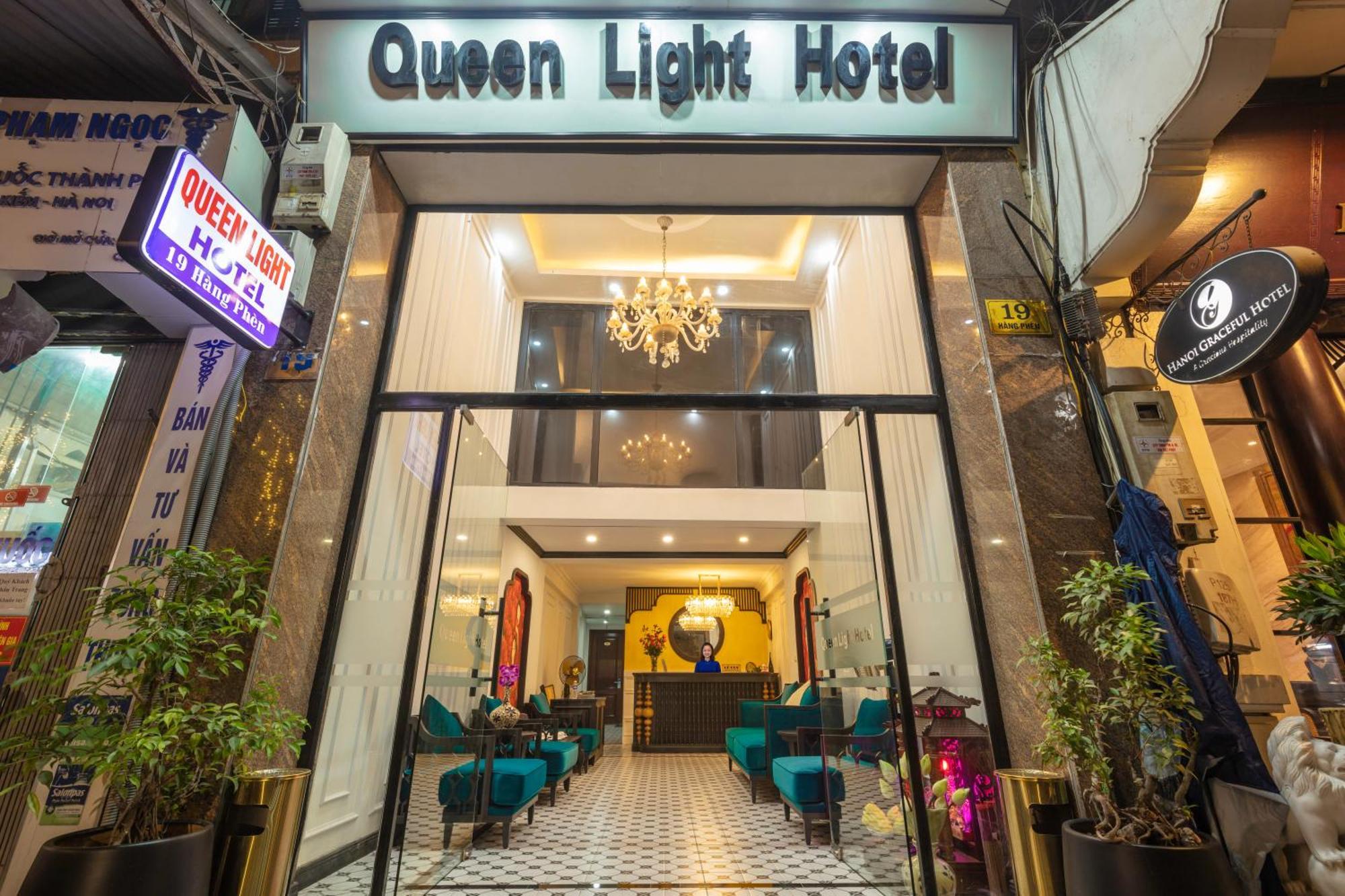 Queen Light Hotel Hanoi Exteriör bild