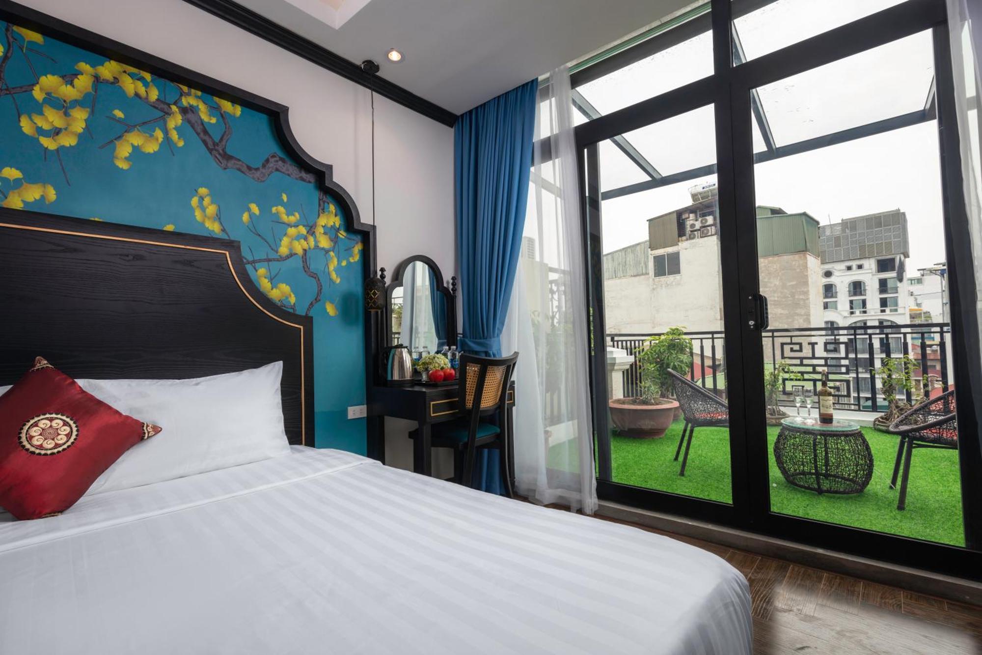 Queen Light Hotel Hanoi Exteriör bild